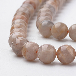 Natural Sunstone Beads Strands&nbsp;G-S150-51-8mm