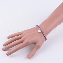 304 Stainless Steel Charm Bracelets&nbsp;BJEW-JB02462