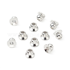 Rack Plating Brass Bead Cap&nbsp;KK-WH0060-03P