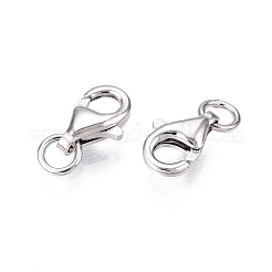 Anti-Tarnish 925 Sterling Silver Lobster Claw Clasps&nbsp;STER-N016-35P