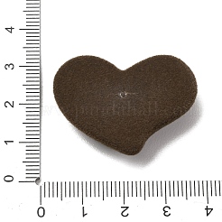Flocking Opaque Resin Cabochons&nbsp;RESI-K033-07D