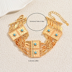 Bohemian Style Alloy Resin Multi-Layer Bracelets&nbsp;TE9114
