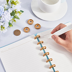 Hollow Heart ABS Plastic Loose Leaf Ring Round Binder Discs&nbsp;KY-SP0001-21A-01