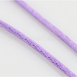 Macrame Nylon Satin Rattail Cords&nbsp;NWIR-O001-11