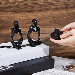 3Pcs 3 Styles Resin Abstract Thinker Display Decorations&nbsp;AJEW-WH0270-623A