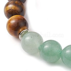 Chakra Gemstone Beaded Stretch Bracelets&nbsp;BJEW-JB10204-02