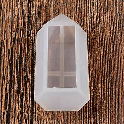 DIY 弾丸ペンダントシリコンモールド  レジン型  UVレジン用  エポキシ樹脂工芸品作り  ホワイト  46x25x20mm  穴：1.8mm  内径：34x13mm&nbsp;DIY-F141-03B