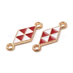 Alloy Enamel Connector Charms&nbsp;ENAM-Z006-04KCG