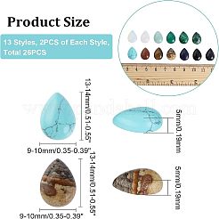 Mixed Gemstone Cabochons&nbsp;G-GA0001-10