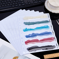 6-compartment PVC Sample Bags&nbsp;LS-AJEW-WH0871-06C