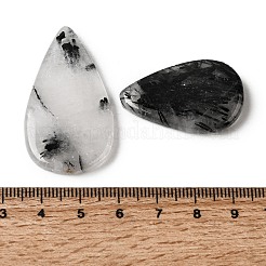 Natural Tourmalinated Quartz Pendants&nbsp;G-D365-02E-02
