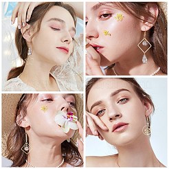 DIYジュエリーセット作成キット  真鍮製のリンクとイヤリングのフックと丸カンとピンとビーズ  合金ペンダント  ガラスビーズ  鉄のリンク  ゴールドカラー  168個/箱&nbsp;DIY-SC0017-31