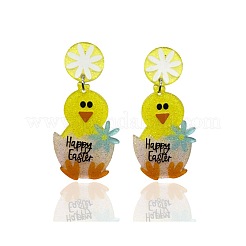 Easter Acrylic Dangle Stud Earrings&nbsp;FS-WG11C22-01