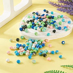 160Pcs 8 Colors Assembled Synthetic Stone and Trochus Shell Beads&nbsp;G-TA0002-31C