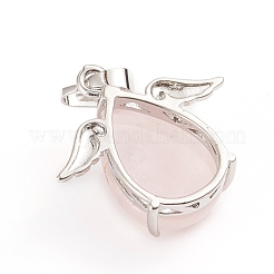 Natural Rose Quartz Pendants&nbsp;G-I275-02I