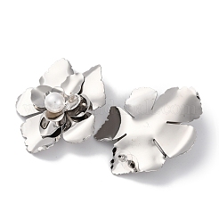 Alloy Flower Stud Earrings for Women&nbsp;EJEW-U028-14P