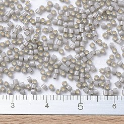 MIYUKIデリカビーズ  シリンダー  日本製シードビーズ  11/0  （db1456)シルバーライニングライトトープオパール  1.3x1.6mm  穴：0.8mm  約10000個/袋  50 G /袋&nbsp;SEED-X0054-DB1456