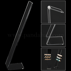 4Pcs Clear Acrylic Slant Back Hairpin Display Stands&nbsp;ODIS-SP0001-05