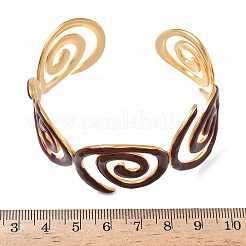 Vortex 304 Stainless Steel Cuff Bangles&nbsp;BJEW-F525-03C-G