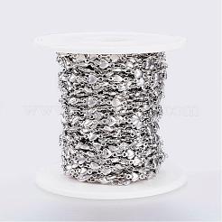 Tarnish Resistant 304 Stainless Steel Bar Link Chains&nbsp;STAS-G038-02B