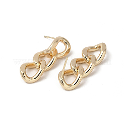 Brass Stud Earrings&nbsp;KK-L208-81G