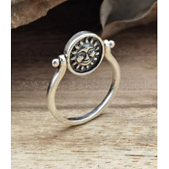 Zinc Alloy Finger Two Sided Rotatable Finger Rings&nbsp;FS-WG6AB10-02