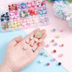 195pcs 15 Colors Imitation Pearl Acrylic Beads&nbsp;OACR-AR0001-14