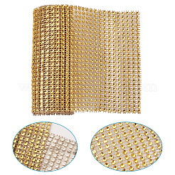 Plastic 24 Rows Rhinestone Mesh Wrap Roll&nbsp;AJEW-TA0001-09