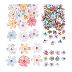 170Pcs 17 Styles Handmade Silk Cloth Flower&nbsp;AJEW-PH0006-58