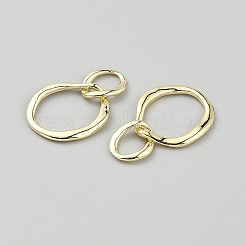 亜鉛合金チャーム  リングチャーム  ゴールドカラー  29mm&nbsp;FIND-WH0365-039G