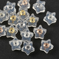 16Pcs 4 Colors Silicone Ear Nuts&nbsp;SIL-YW0001-01