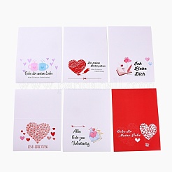 Rectangle Paper Greeting Cards&nbsp;DIY-F096-21