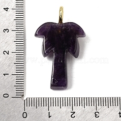 Natural Amethyst Carved Pendants&nbsp;G-C282-04F