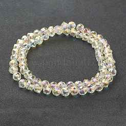 Electroplate Glass Beads Strands&nbsp;GLAA-A001-02B-FR01