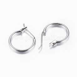 Brass Hoop Earrings&nbsp;KK-E720-01P