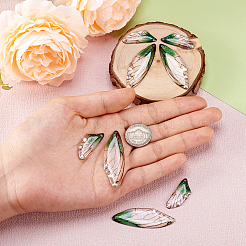 Transparent Resin Crystal AB Rhinestone Pendants Set&nbsp;RESI-TAC0002-47B