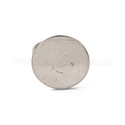 Adjustable 304 Stainless Steel Finger Rings Components&nbsp;STAS-L193-P01-20mm