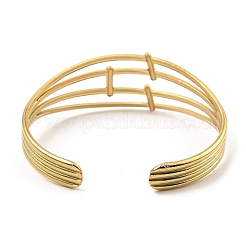 304 Stainless Steel Cuff Bangles&nbsp;BJEW-P302-11G