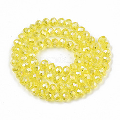 Electroplate Glass Beads Strands&nbsp;EGLA-A034-T3mm-B21