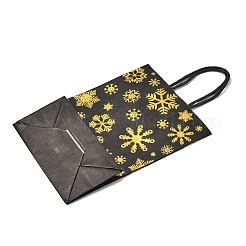 Christmas Theme Printed Paper Tote Bags with Handles&nbsp;ABAG-B008-01