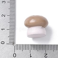 樹脂製野菜置物飾り  ホームデスクトップ装飾用  キノコ  14x15.5mm&nbsp;DJEW-E014-01H