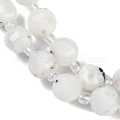 Natural Rainbow Moonstone Beads Strands&nbsp;G-G182-B29-03
