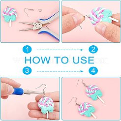 Handmade Polymer Clay Big Pendants&nbsp;CLAY-NB0001-25