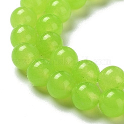 Natural & Dyed Malaysia Jade Bead Strands&nbsp;G-A146-8mm-A09-01