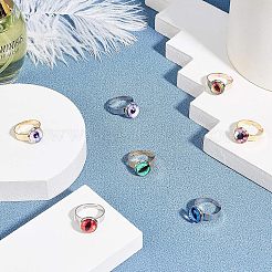 Adjustable 304 Stainless Steel Finger Rings Components&nbsp;STAS-UN0004-22