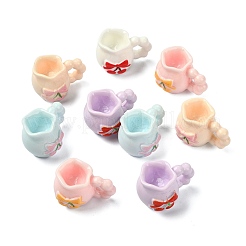 桜柄の樹脂製花瓶 30色 5個  ドールハウス用家具  ホームオフィスの卓上ディスプレイの装飾用  ミックスカラー  23x32.5x22mm  6個/カラー&nbsp;AJEW-CJ0001-77