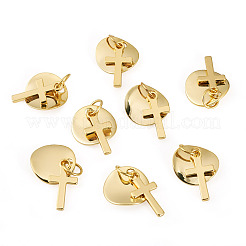 10Pcs Brass Pendants&nbsp;PALLOY-TAC0270