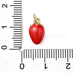 Brass Enamel Charms&nbsp;KK-P303-06E-G