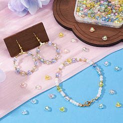250Pcs 5 Colors Transparent Acrylic Beads&nbsp;TACR-TA0001-82
