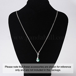 Baking Paint Crackle Glass Pendants&nbsp;HJEW-TA0001-03P